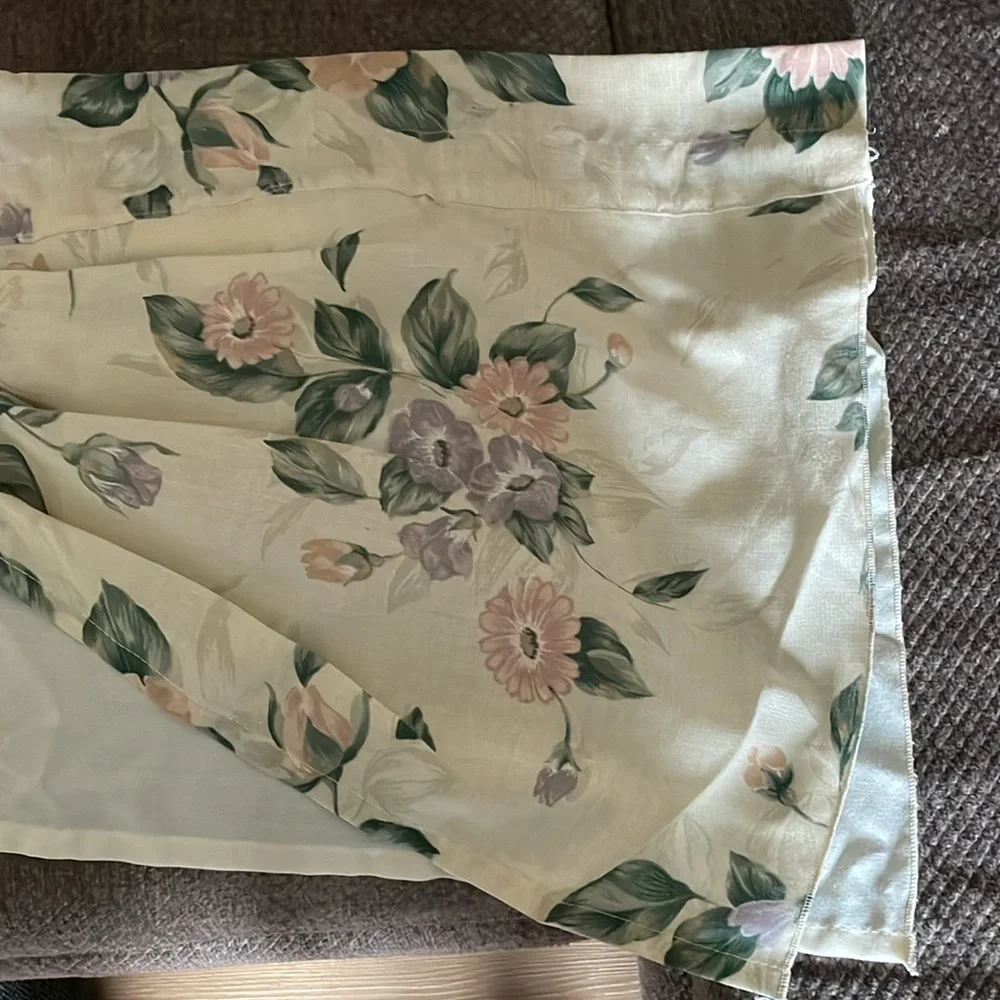 Flower curtain valance, width 16/ length 66